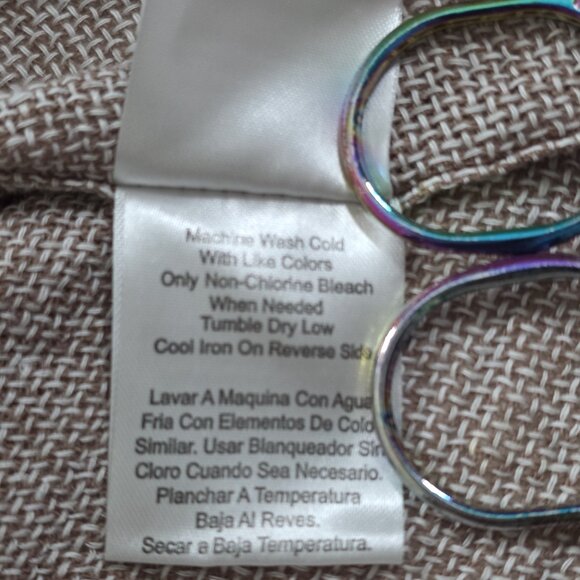 Tenth + Ocean Linen Blend Shirt Mens M Heathered Beige SS Lightweight Breathable - Picture 10 of 12